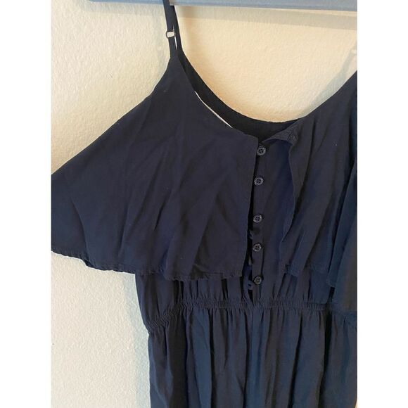 Black Pant Length Romper - Picture 3 of 7